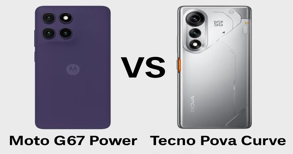 Moto G67 Power vs Tecno Pova Curve
