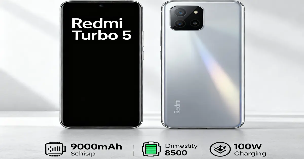 Redmi Turbo 5 Launch Date in India 2025 with 9000mAh Battery and Dimensity 8500 Ultra